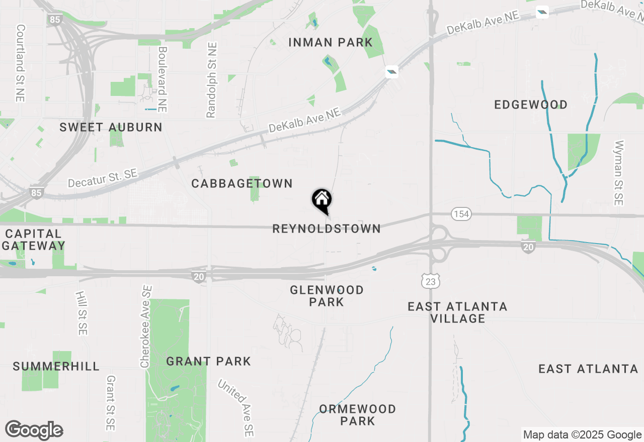Map of 890 Memorial Drive Se #204, Atlanta, GA 30316