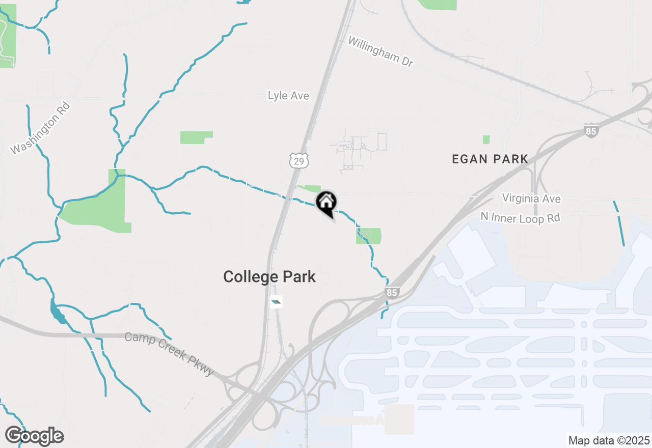 Map of 1701 Hawthorne #4, Atlanta, GA 30337