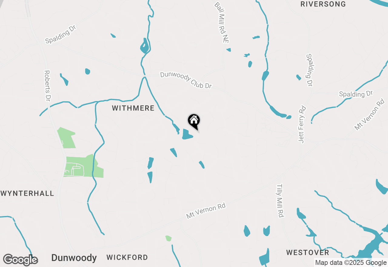 Map of 5445 Trowbridge Drive, Dunwoody, GA 30338