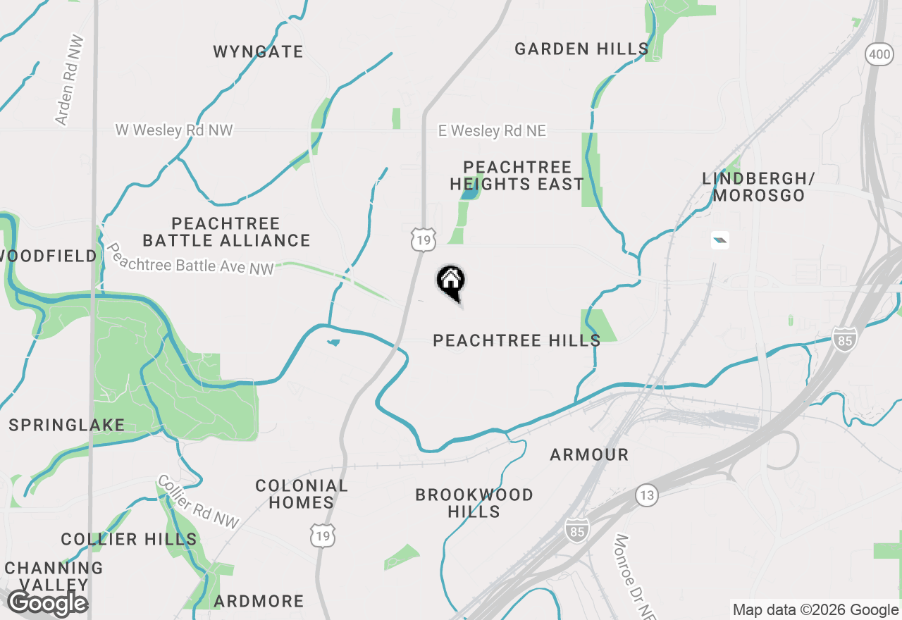 Map of 2368 Glenwood Drive Ne, Atlanta, GA 30305