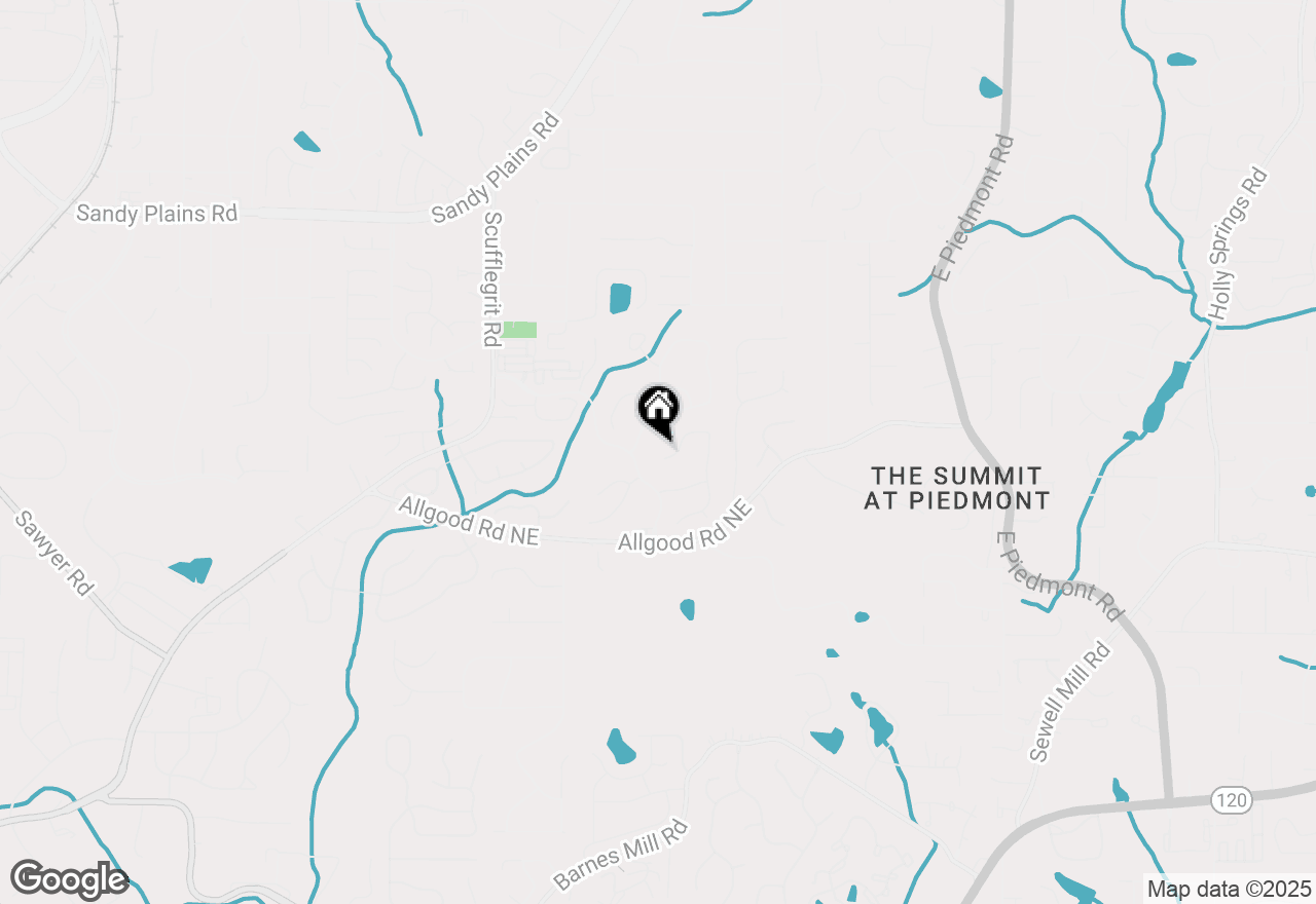 Map of 1444 Merrifield Lane, Marietta, GA 30062