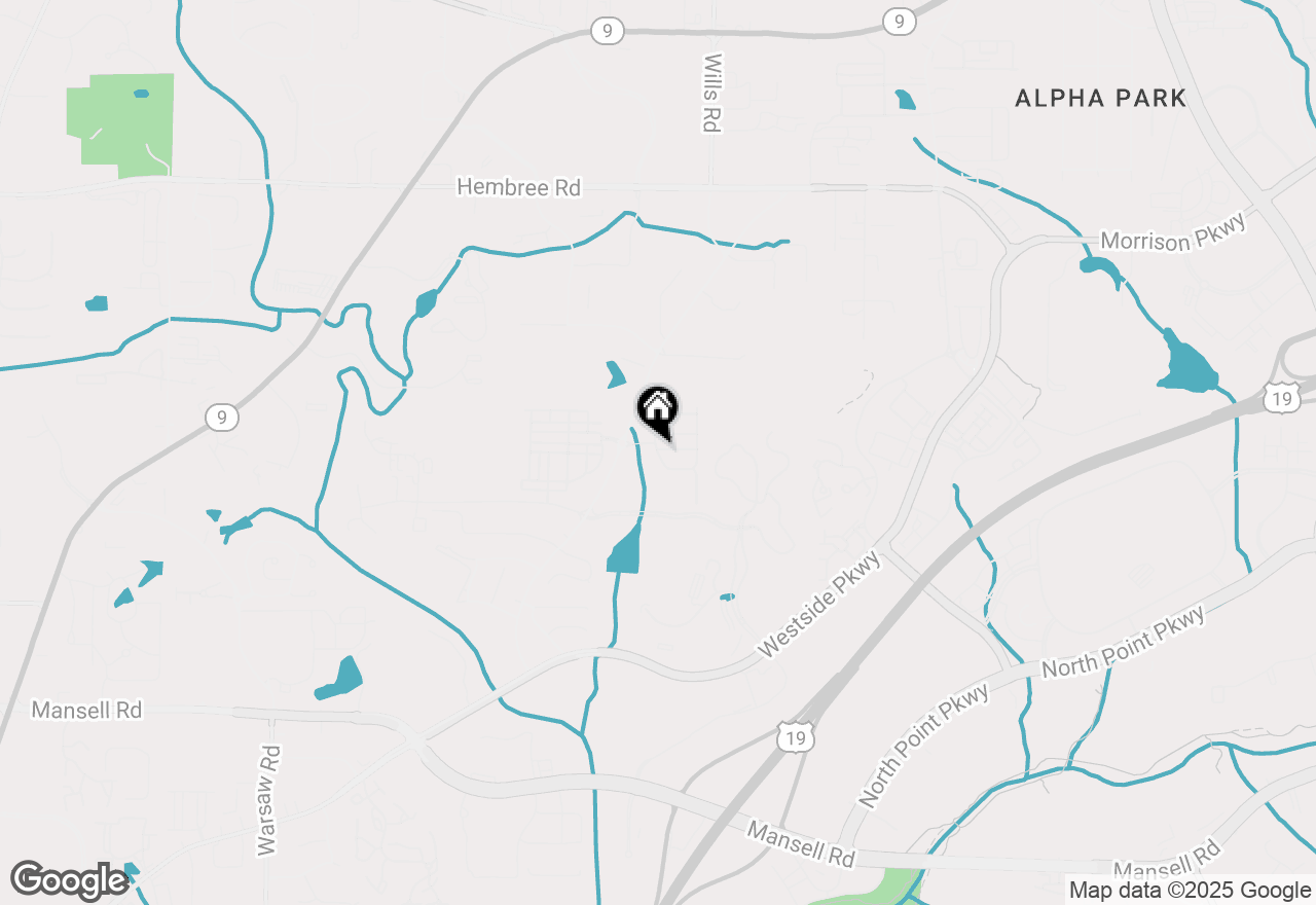 Map of 1074 Heyward Way, Alpharetta, GA 30009