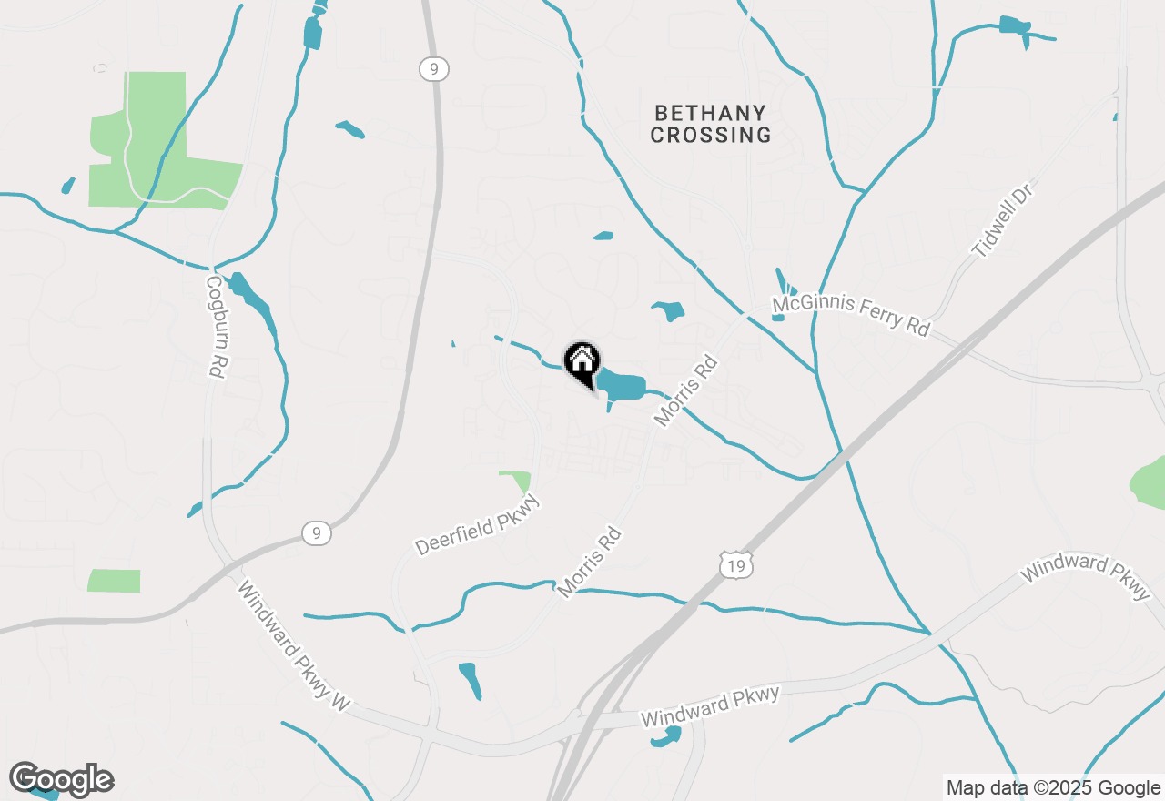 Map of 3387 Lathenview Court, Alpharetta, GA 30004