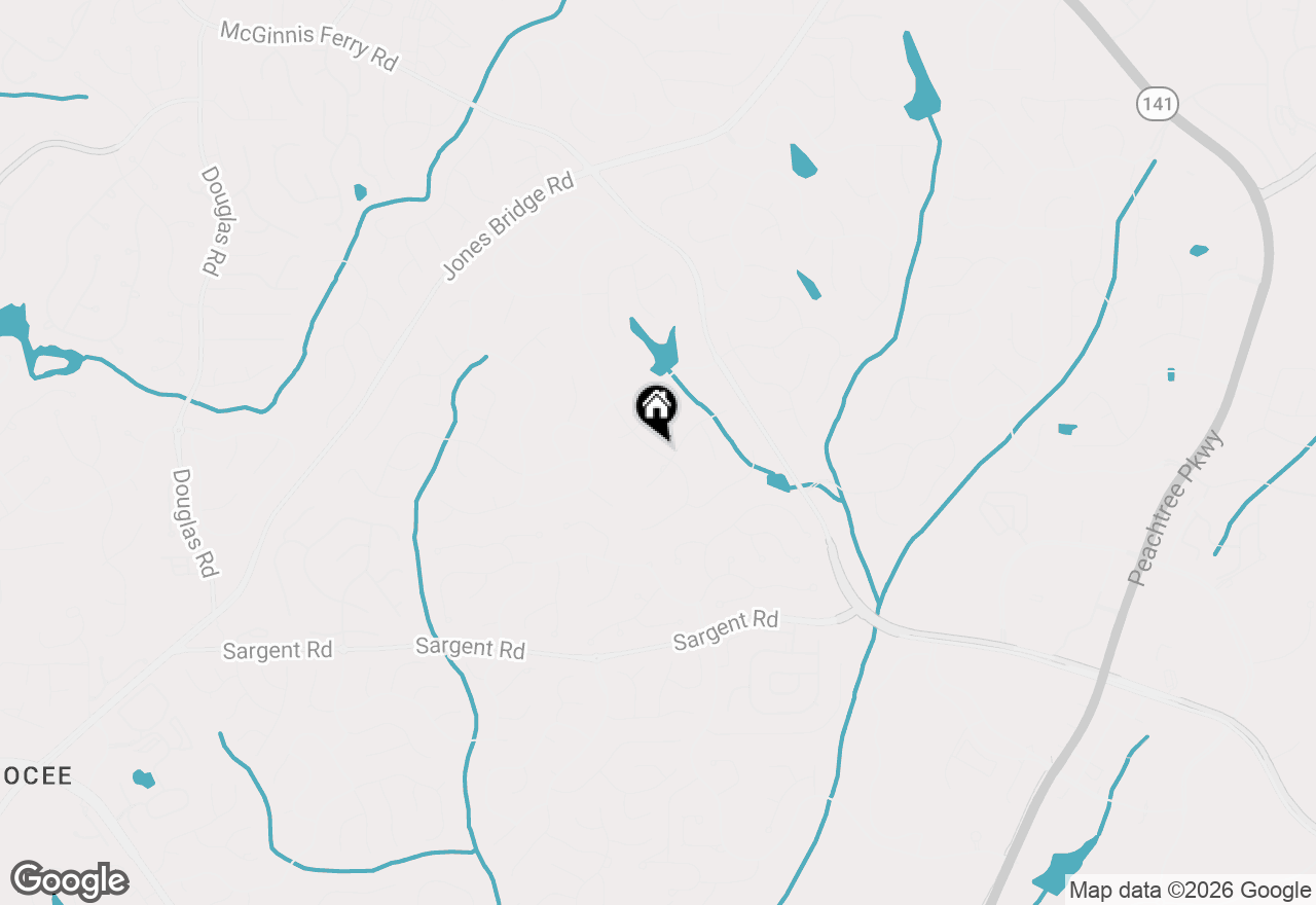 Map of 10015 Ruppel Lane, Johns Creek, GA 30005