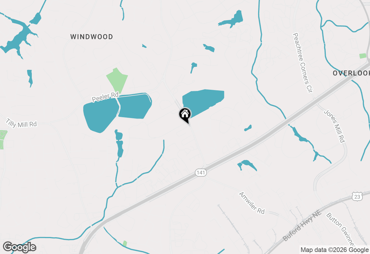 Map of 2934 Winterhaven Court, Atlanta, GA 30360
