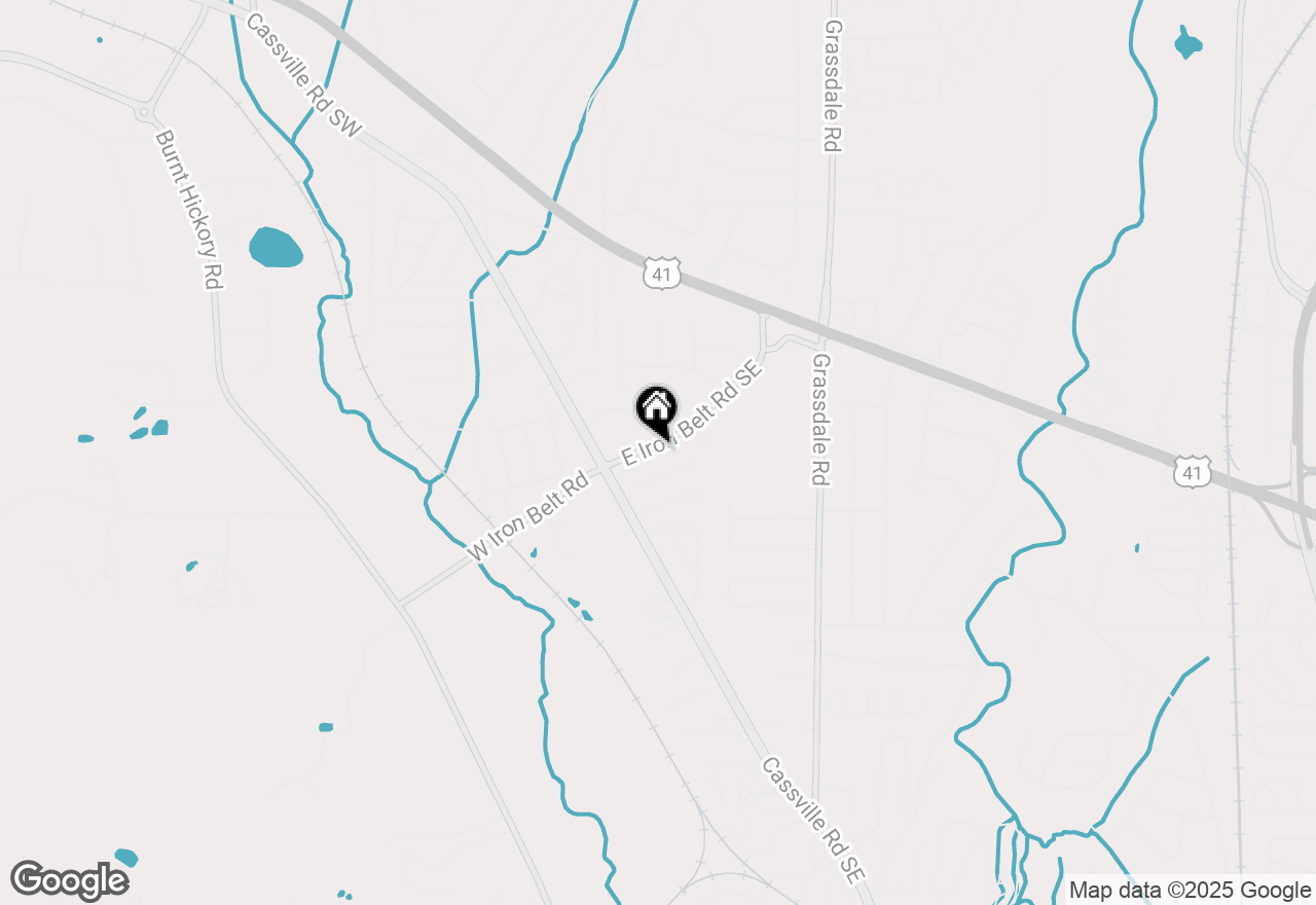 Map of 22 Jill Lane E, Cartersville, GA 30120