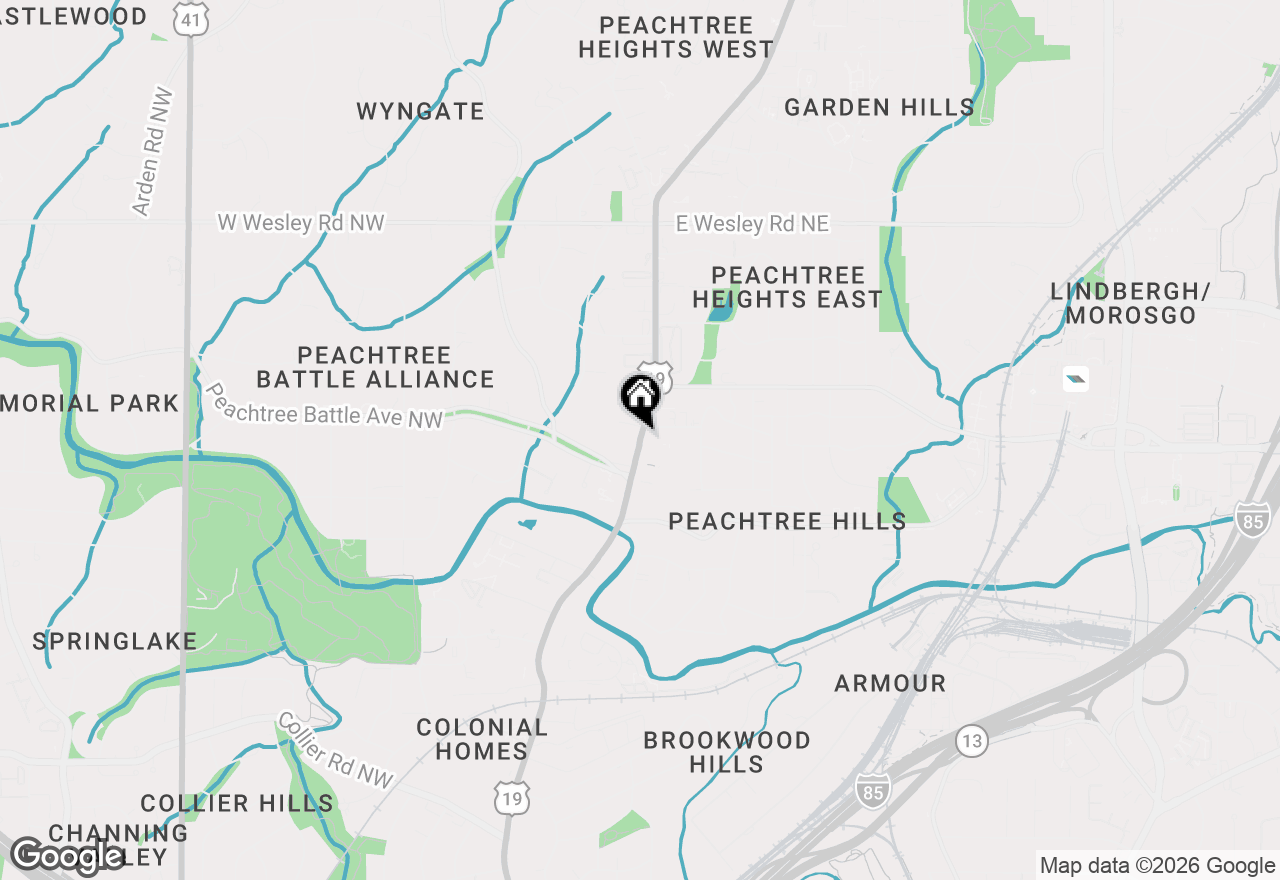 Map of 2425 Peachtree Road Ne #1504, Atlanta, GA 30305