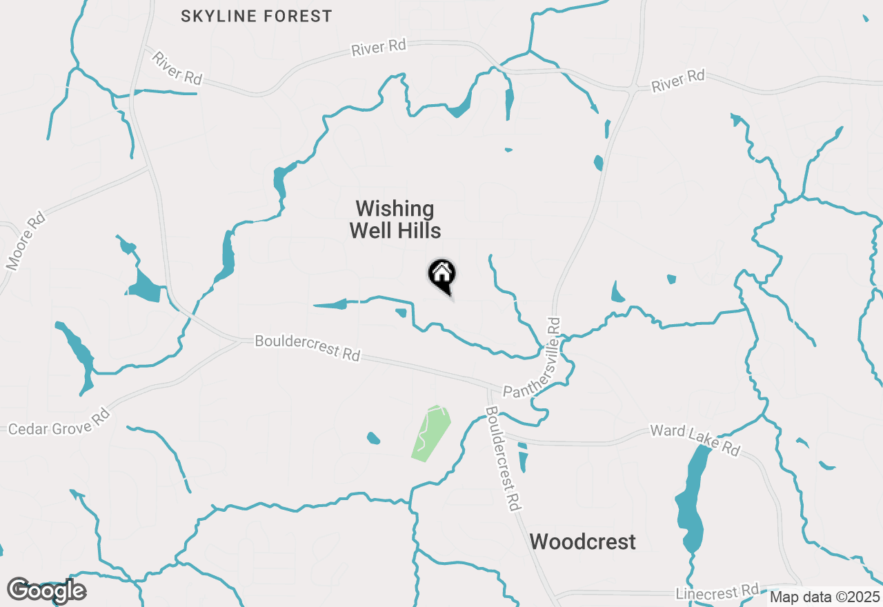 Map of 2495 Brittany Park Lane, Ellenwood, GA 30294