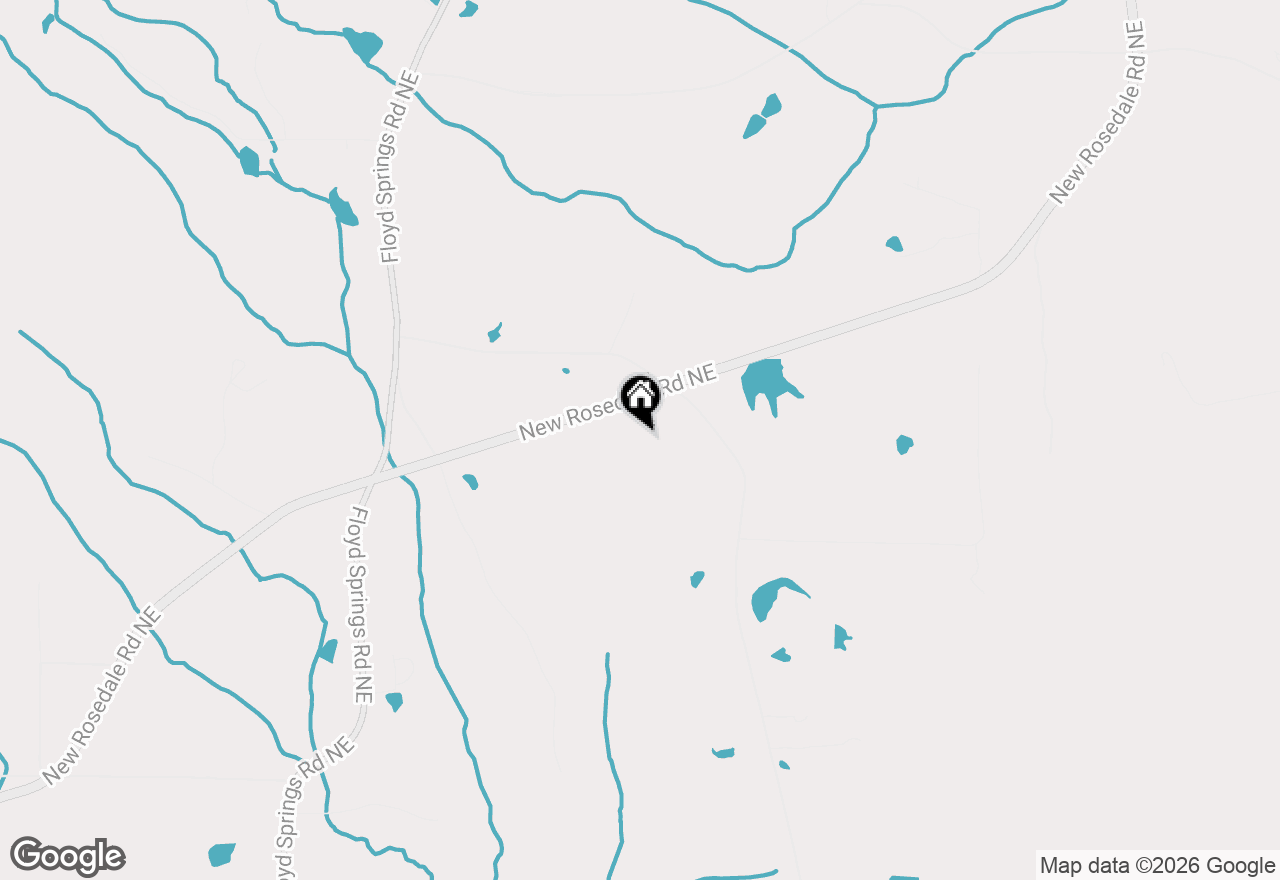 Map of 1632 New Rosedale Road Ne, Armuchee, GA 30105