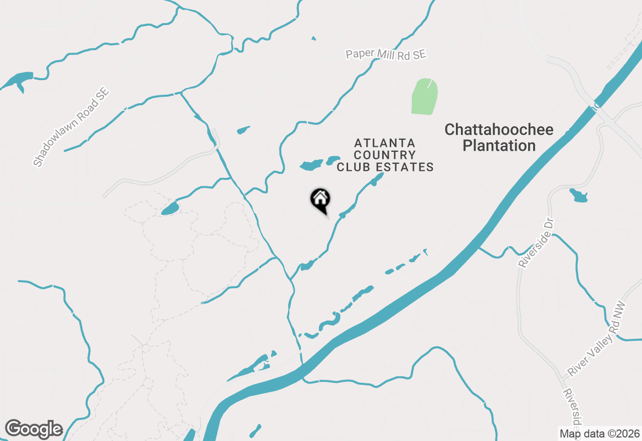 Map of 580 Glen Eagles Circle Se, Marietta, GA 30067