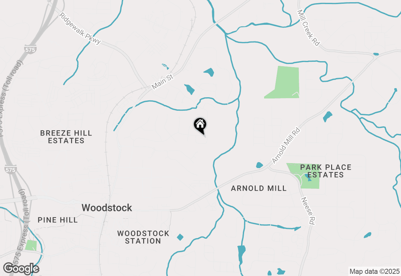 Map of 220 Briar Hollow Lane, Woodstock, GA 30188
