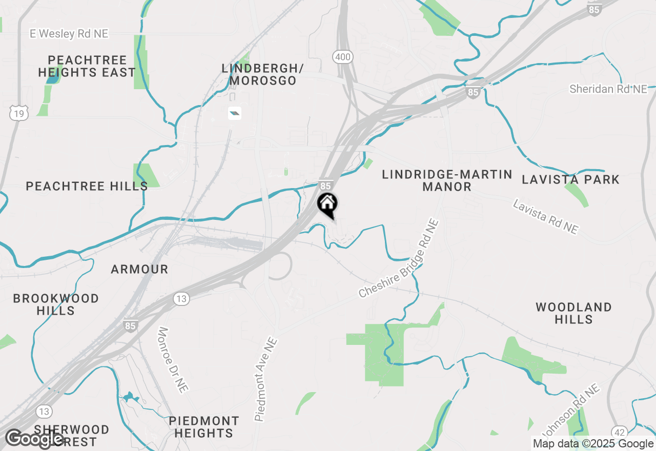 Map of 2002 Cedar Chase Lane Ne, Atlanta, GA 30324