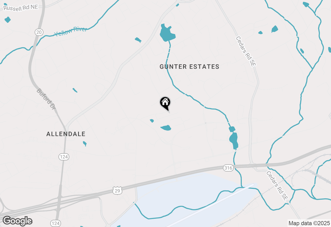 Map of 1267 Sunny Lake Drive, Lawrenceville, GA 30043