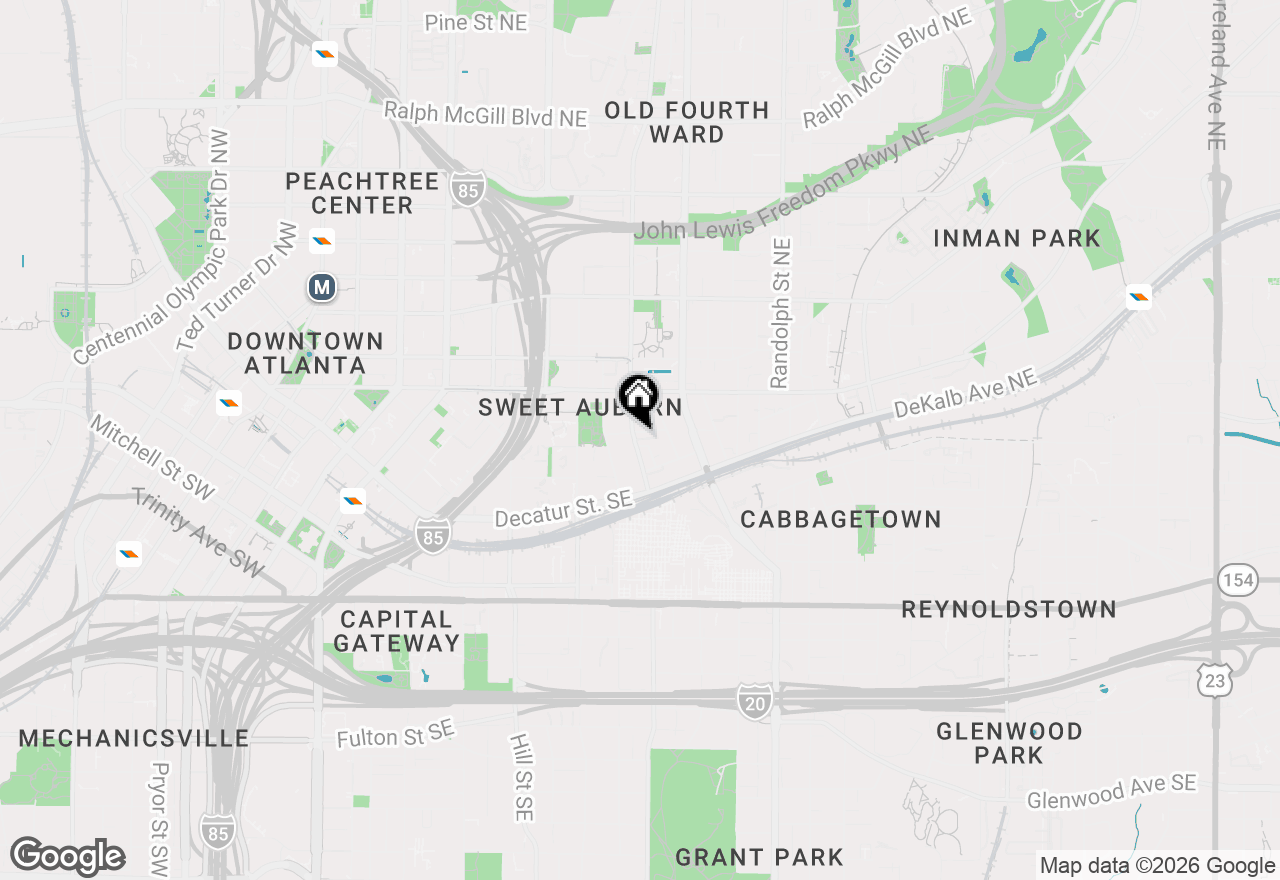 Map of 415 Gartrell Street Se #1, Atlanta, GA 30312