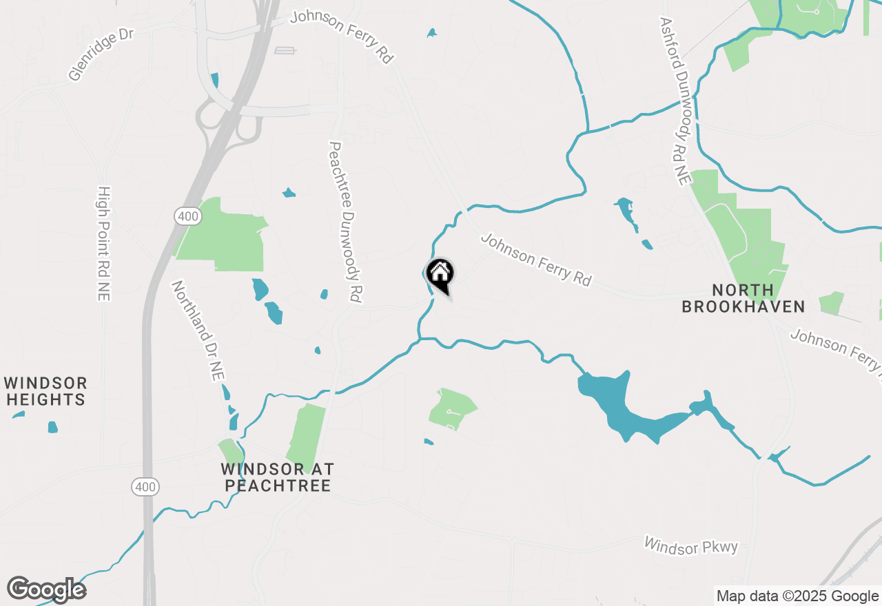 Map of 1017 Mill Creek Manor Ne, Brookhaven, GA 30319