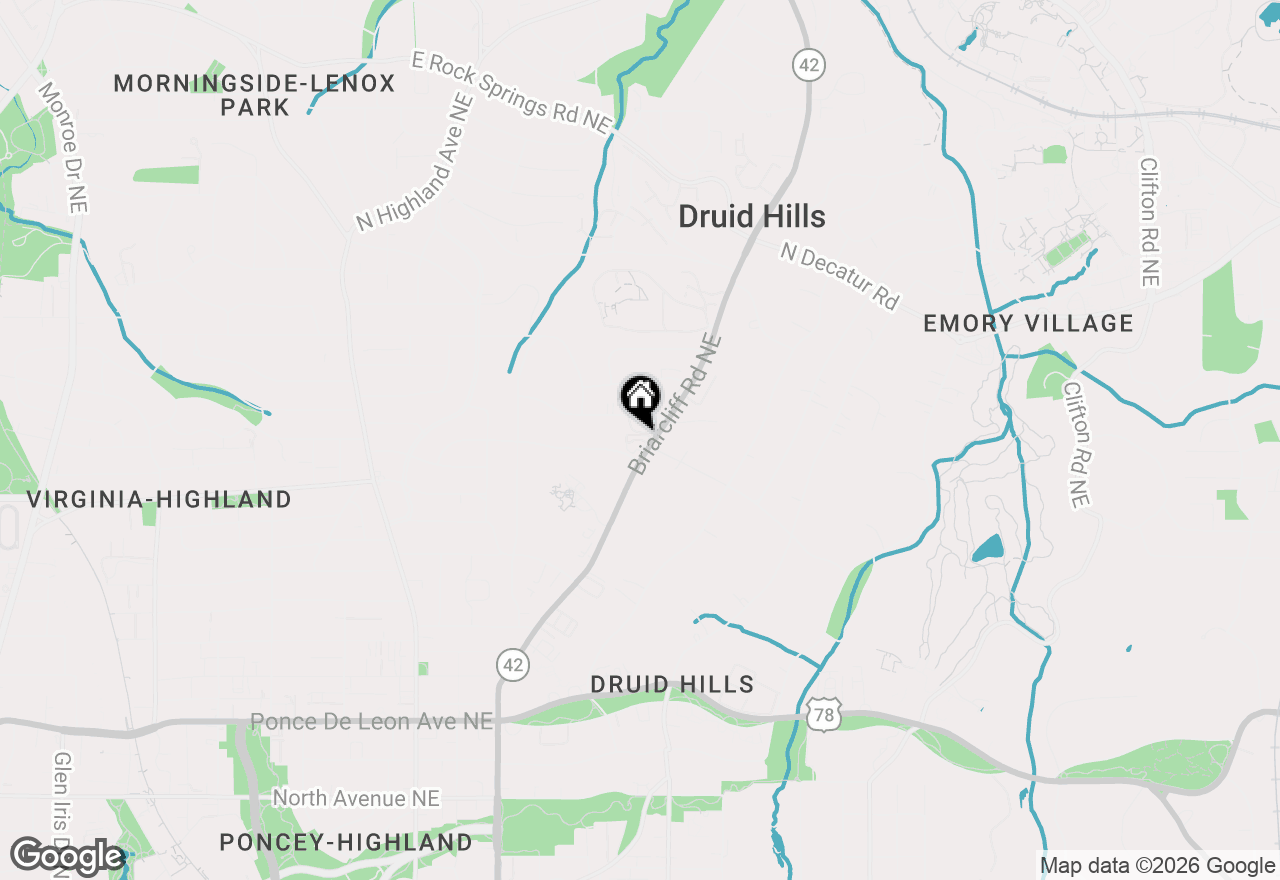Map of 1344 Stillwood Chase Ne, Atlanta, GA 30306