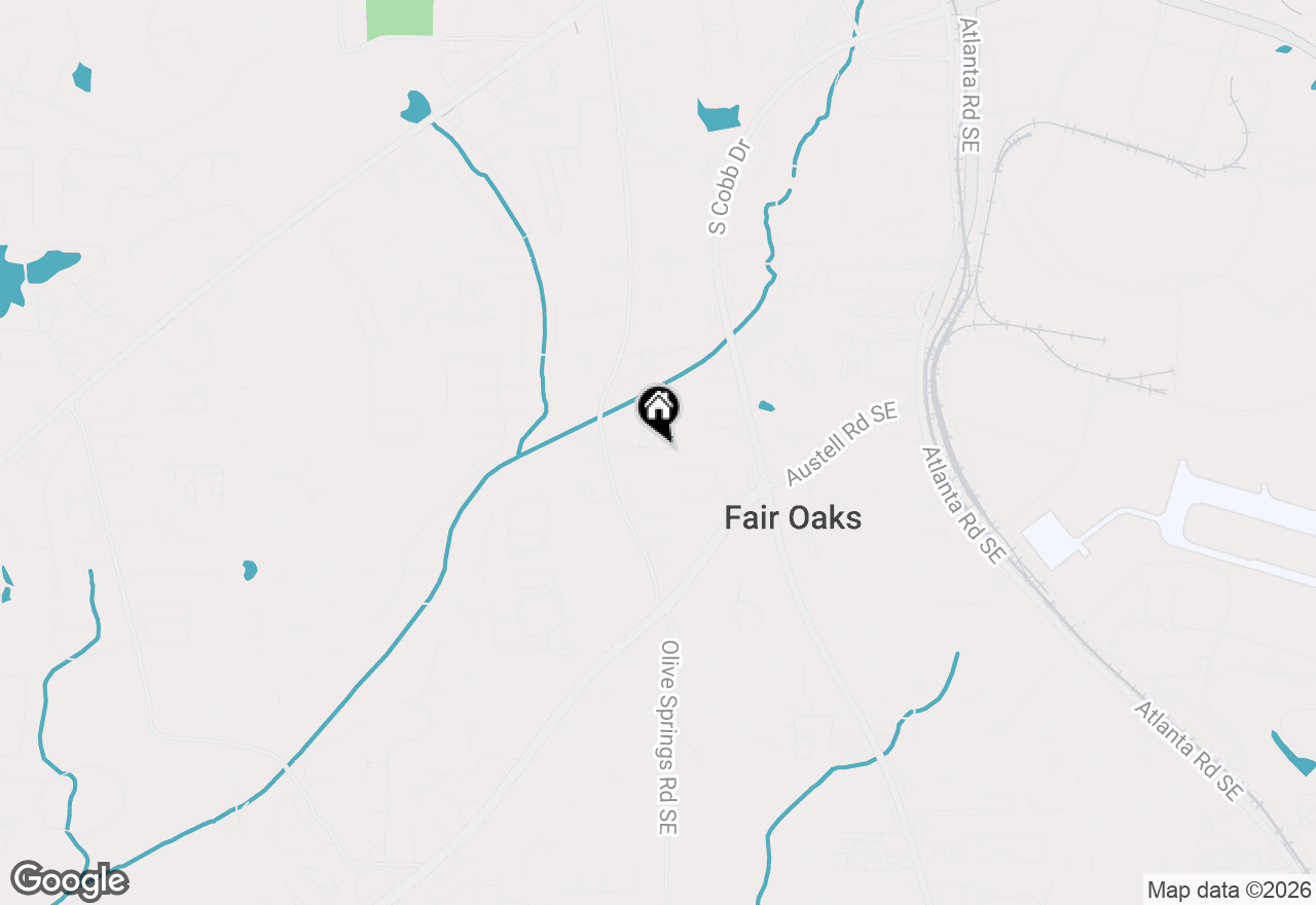 Map of 63 Creighton Lane, Marietta, GA 30008