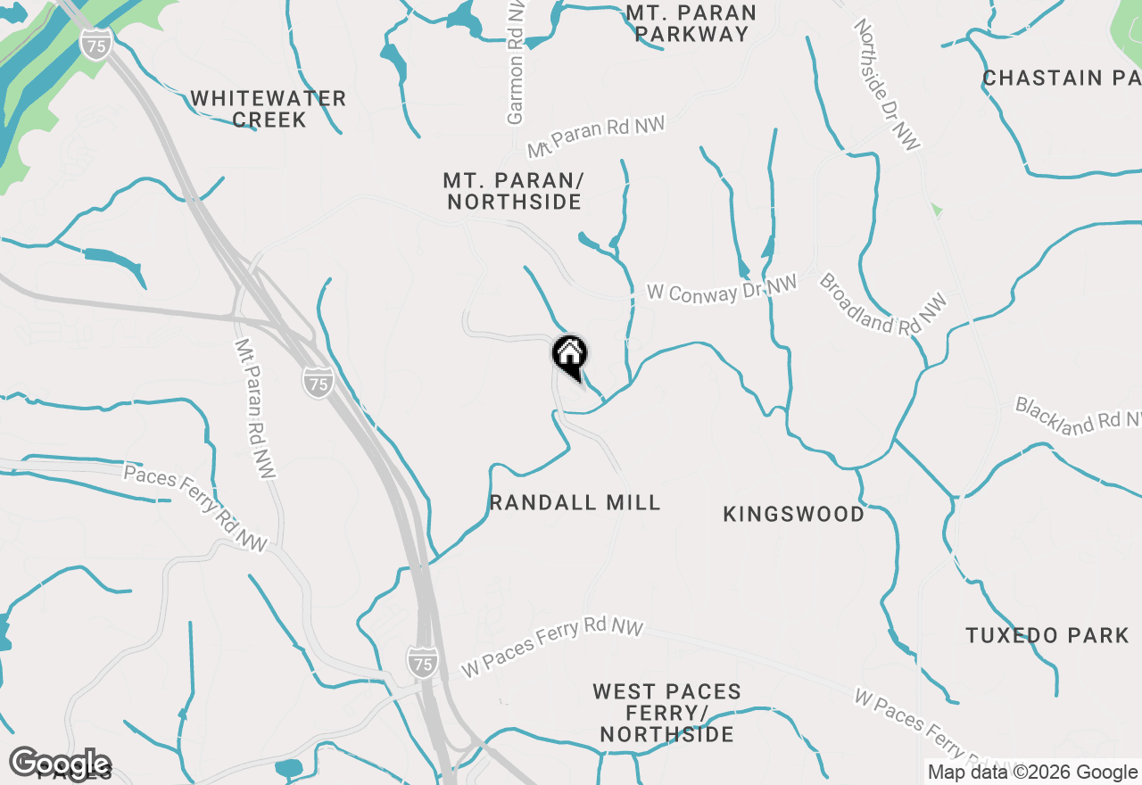 Map of 3861 Randall Mill Road, Atlanta, GA 30327
