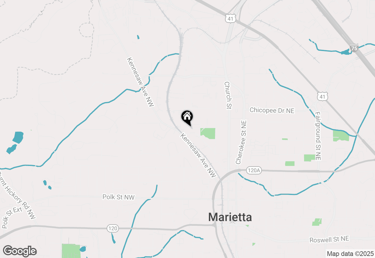 Map of 131 Radium Street Nw #3, Marietta, GA 30060