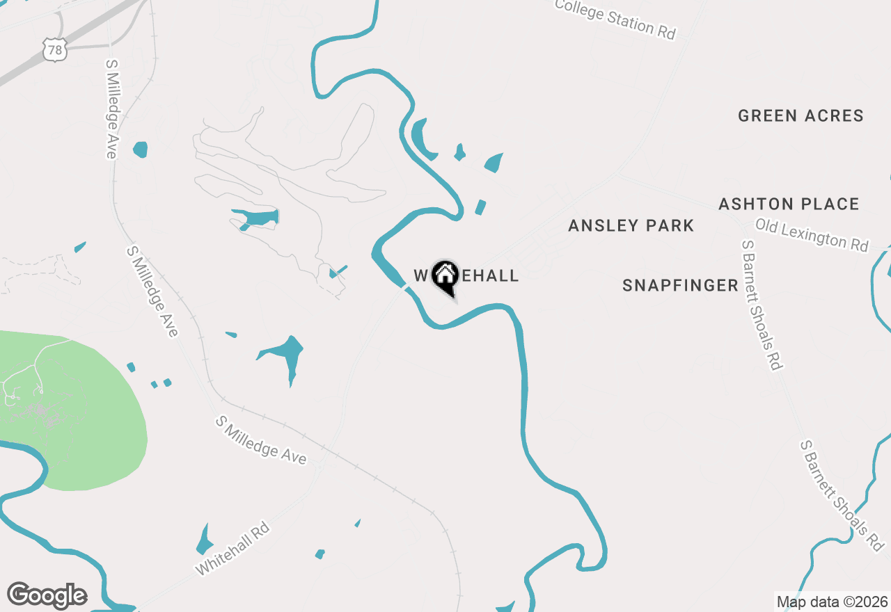 Map of 585 White Circle #402, Athens, GA 30605
