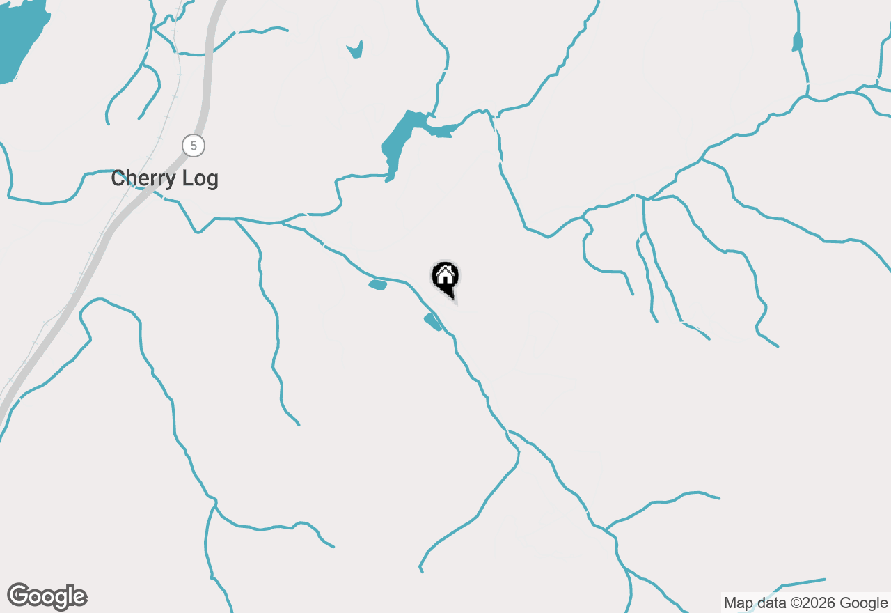Map of 106 Little Rock Creek Road, Cherry Log, GA 30522