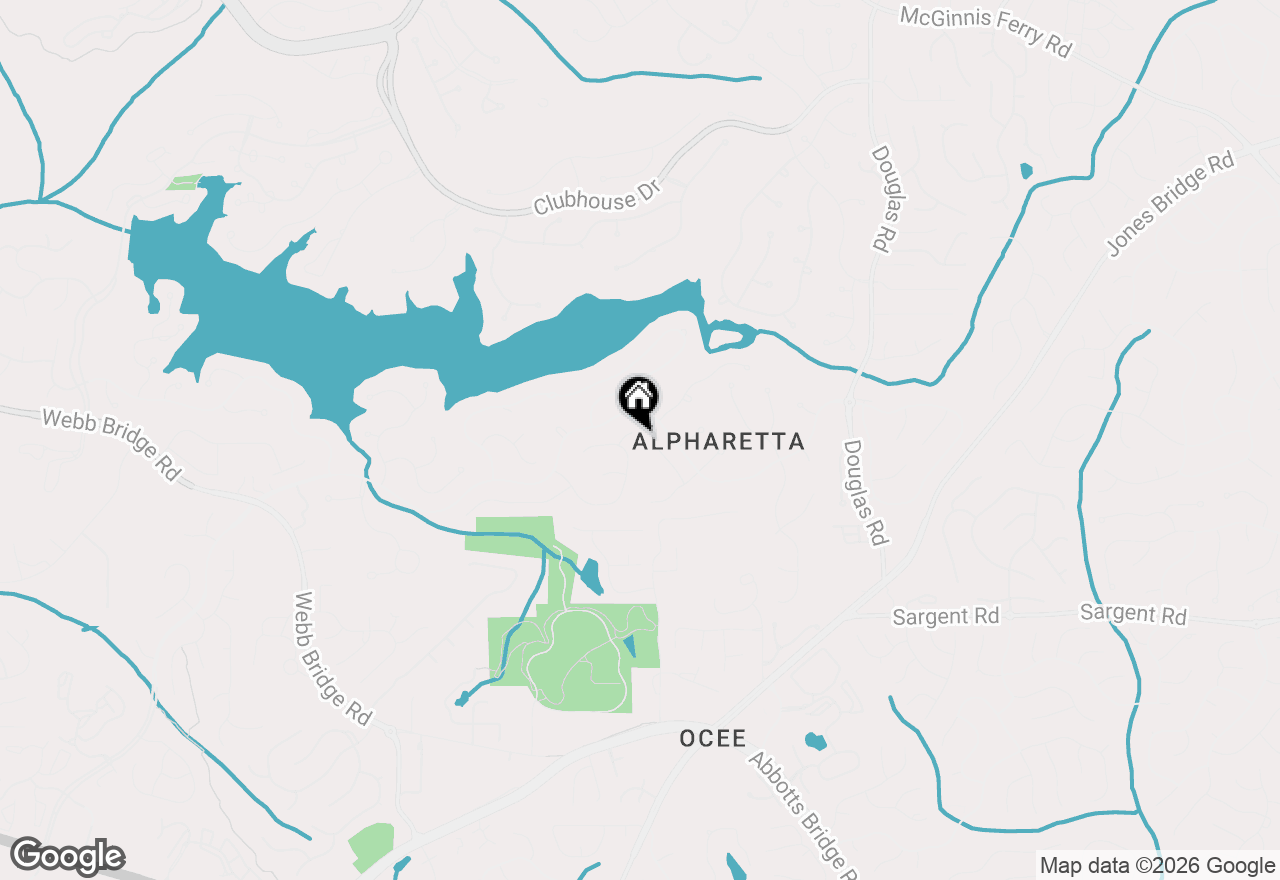Map of 310 Woodlake Court, Alpharetta, GA 30005