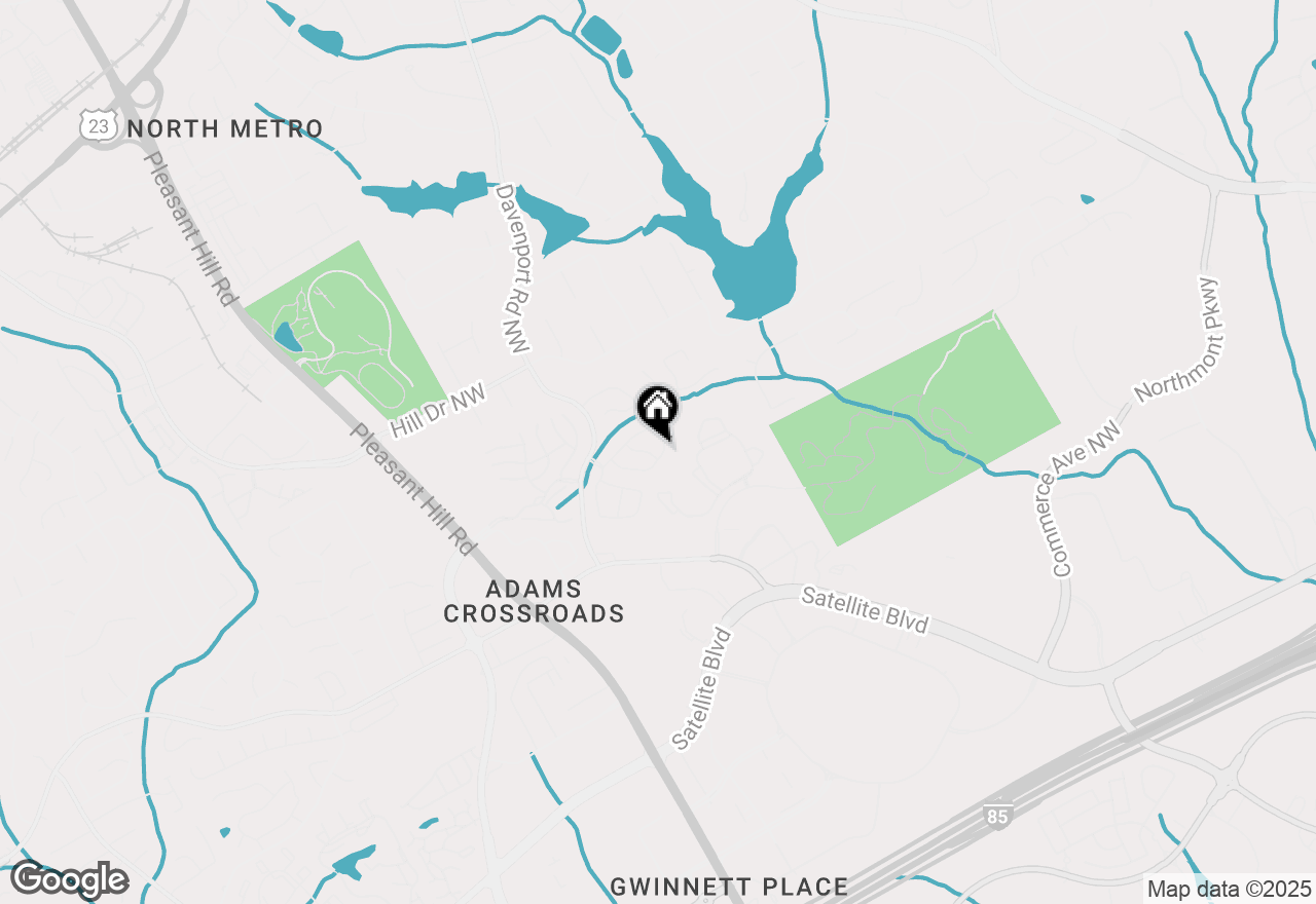 Map of 2401 Oxwell Way, Duluth, GA 30096