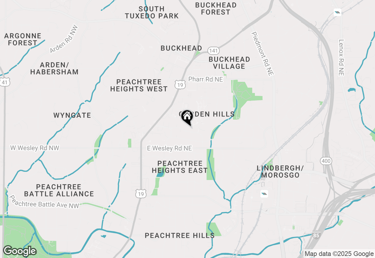 Map of 204 Rumson Road Ne, Atlanta, GA 30305