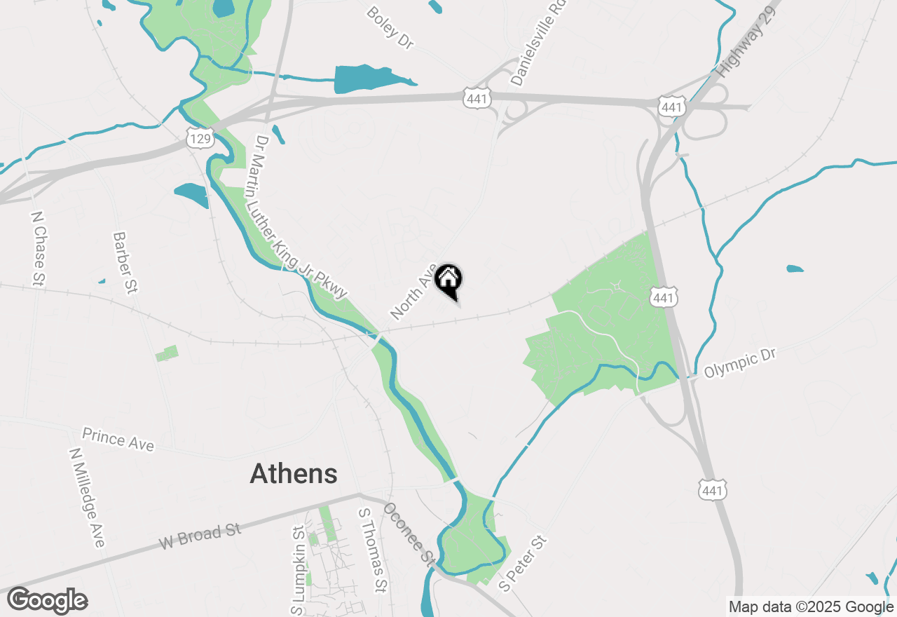 Map of 123 Berlin Court, Athens, GA 30601