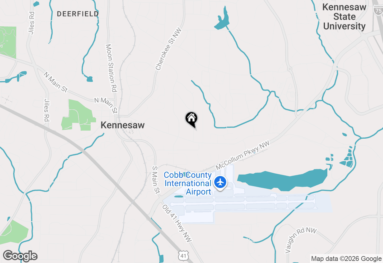Map of 2791 Carrie Drive Nw, Kennesaw, GA 30144