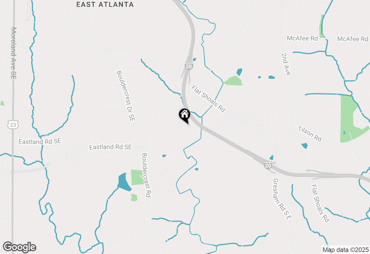 Map of 2338 Charleston Pointe Se, Atlanta, GA 30316