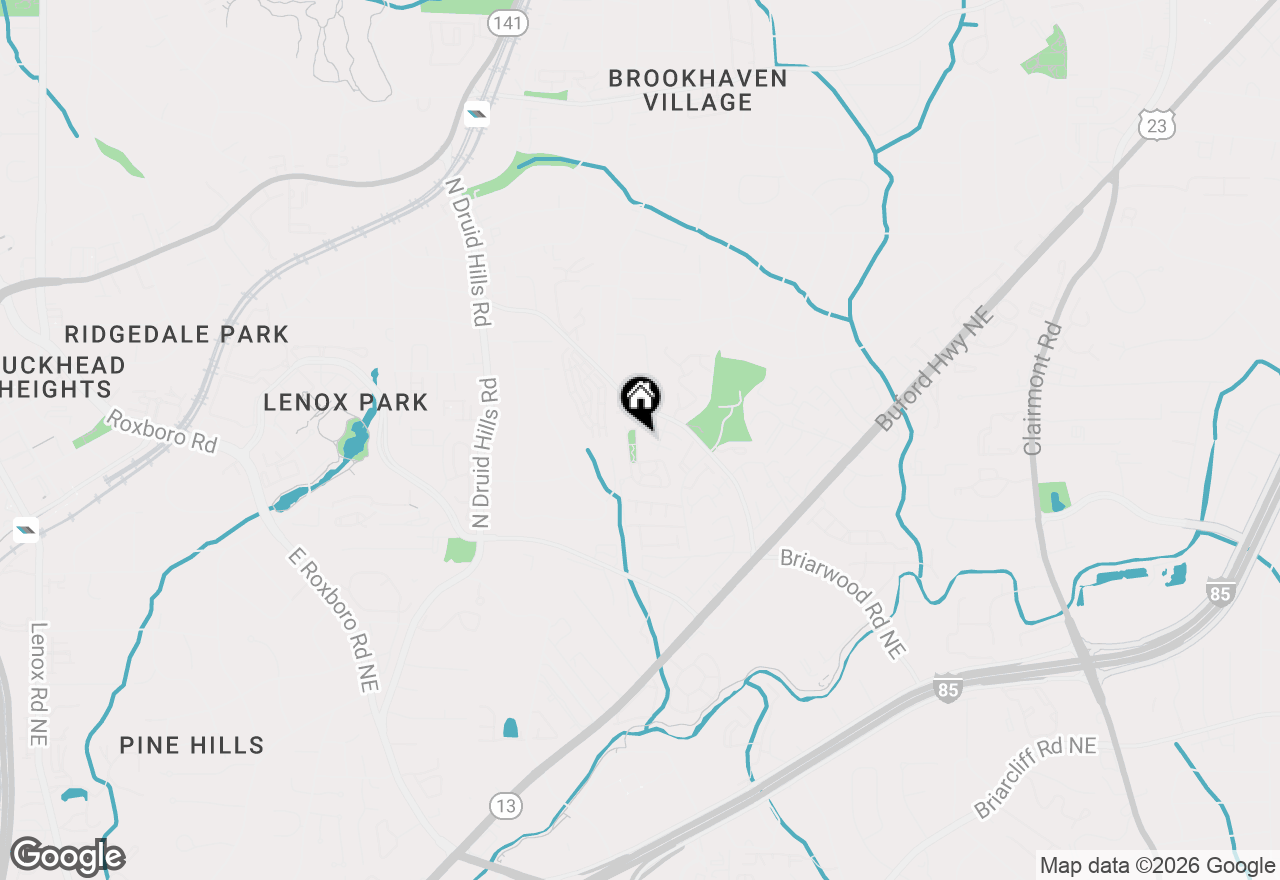 Map of 2165 Yancey Lane, Brookhaven, GA 30319