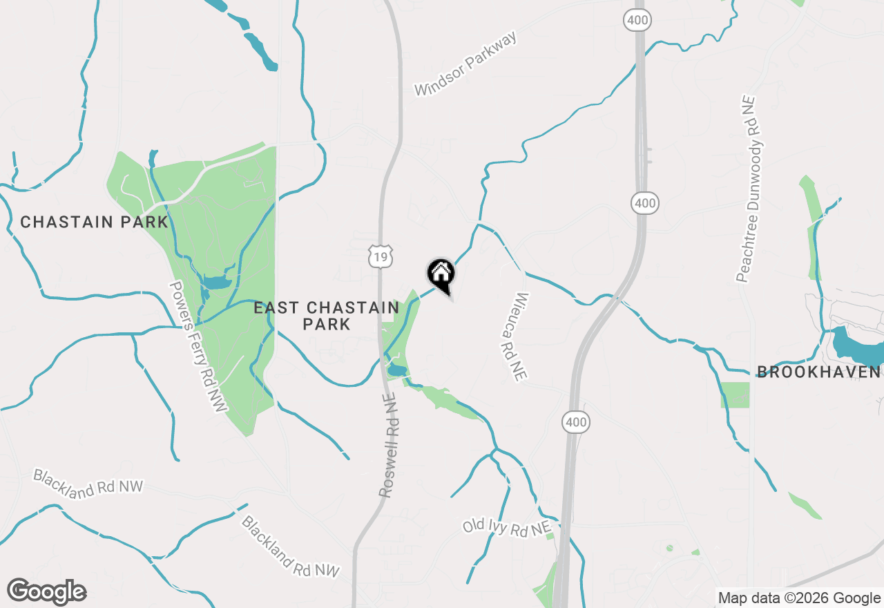 Map of 306 Pinecrest Road Ne, Atlanta, GA 30342