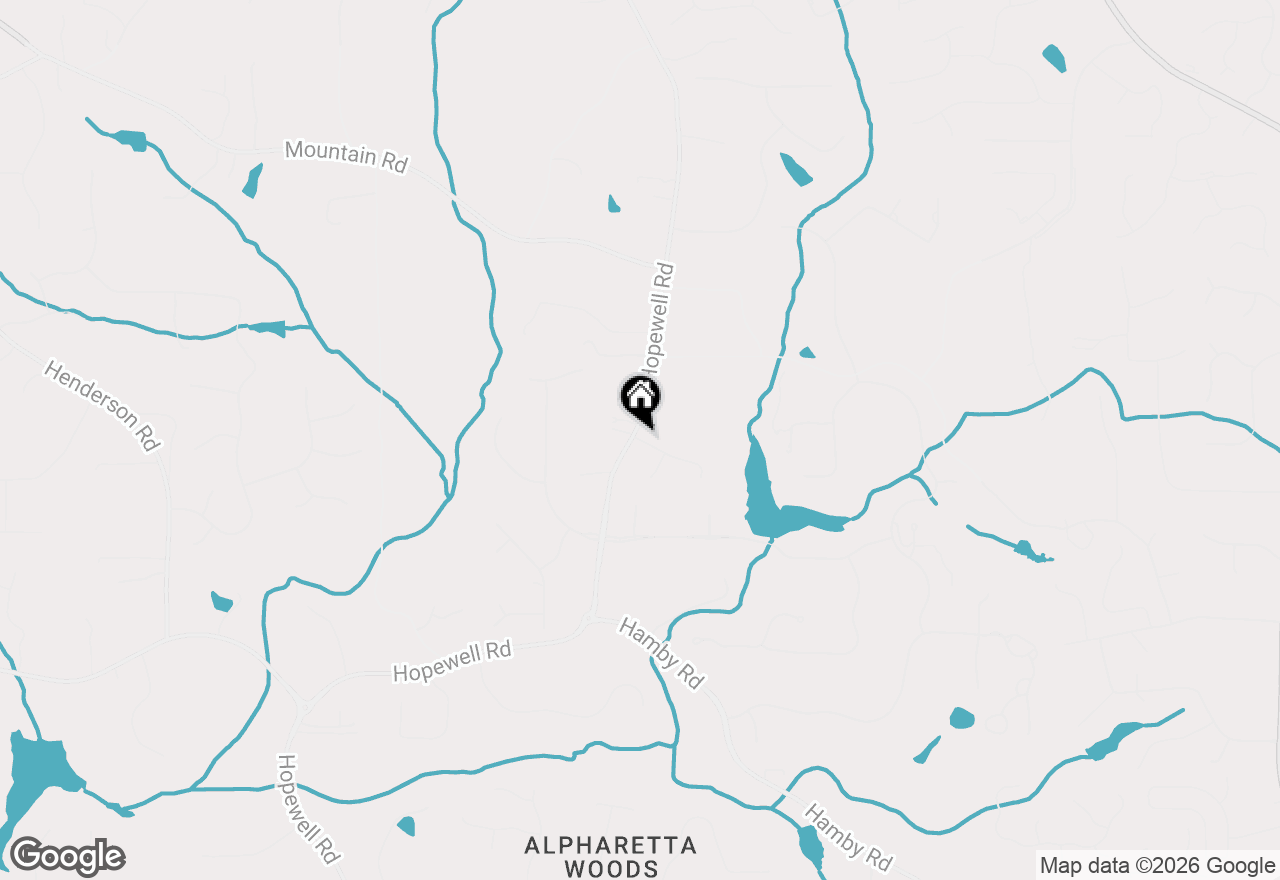 Map of 12520 Waters Edge Drive, Milton, GA 30004