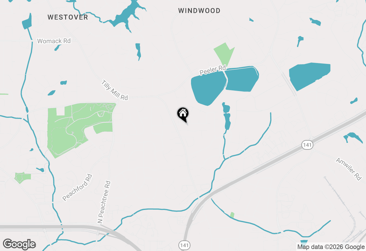 Map of 2523 Andover Drive, Atlanta, GA 30360