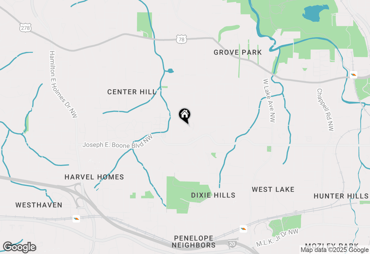 Map of 398 Nw Westchester Boulevard, Atlanta, GA 30314