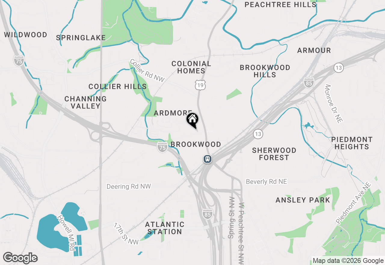 Map of 31 26th Street Nw, Atlanta, GA 30309