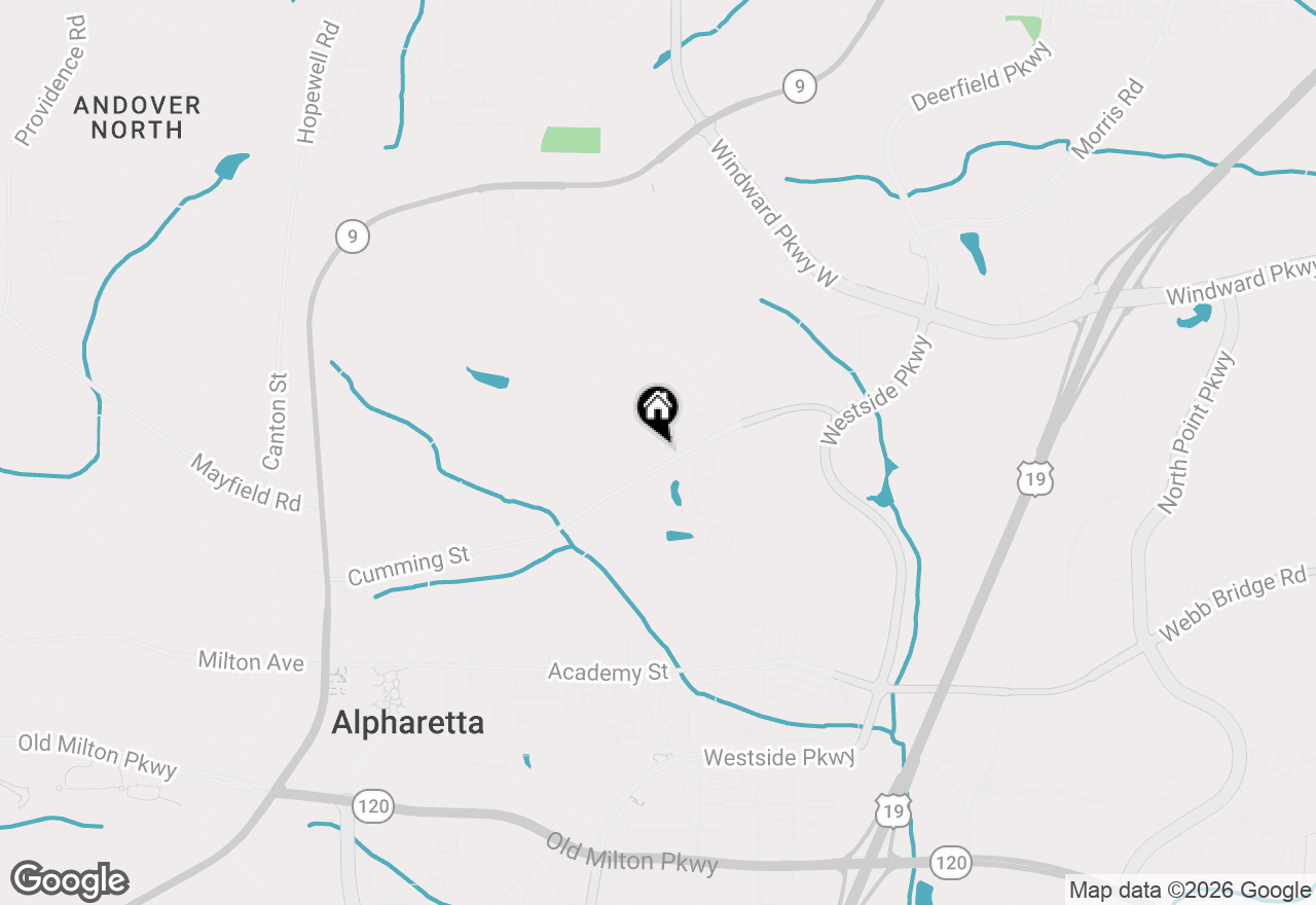 Map of 1010 Homestead Drive, Milton, GA 30004