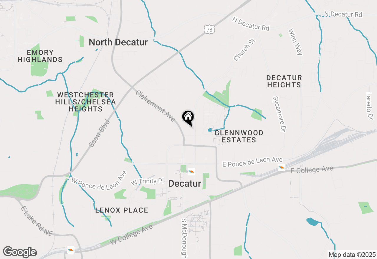 Map of 417 Clairemont Avenue #109, Decatur, GA 30030