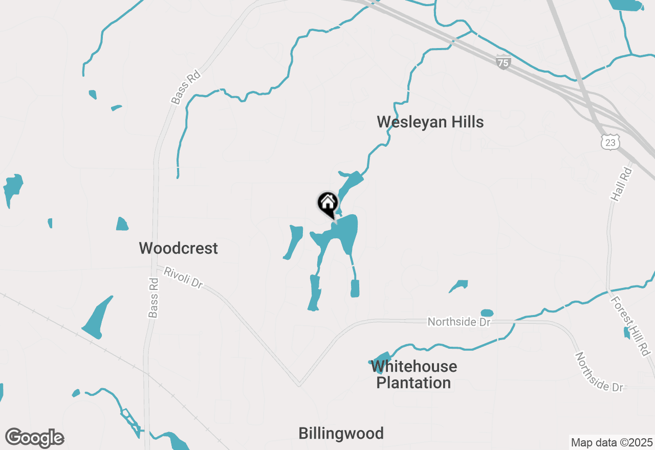 Map of 146 Lake View Drive N, Macon, GA 31210