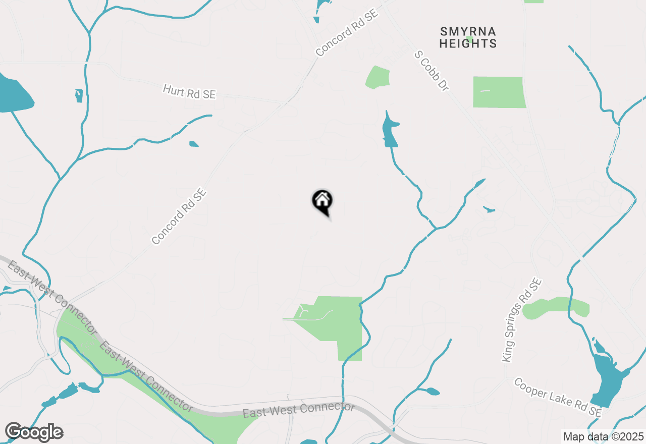 Map of 616 Rosedale Drive Se, Smyrna, GA 30082