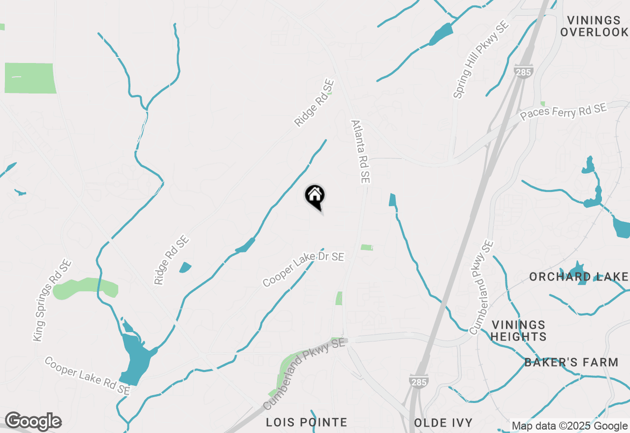 Map of 3929 Pineridge Road Se, Smyrna, GA 30080