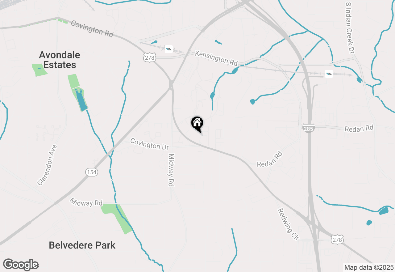 Map of 1092 Glen Opal Drive, Decatur, GA 30032