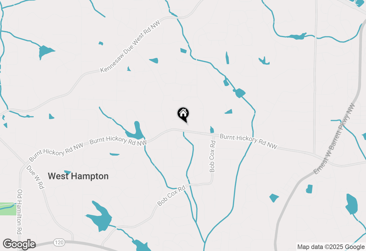 Map of 2930 Burnt Hickory Road Nw, Marietta, GA 30064
