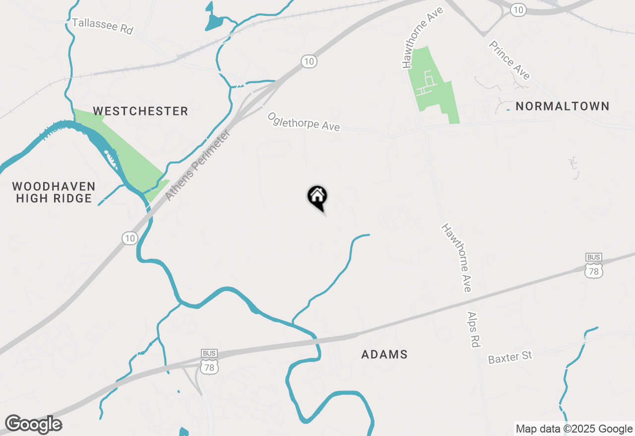 Map of 161 Pinecrest Terrace, Athens, GA 30606