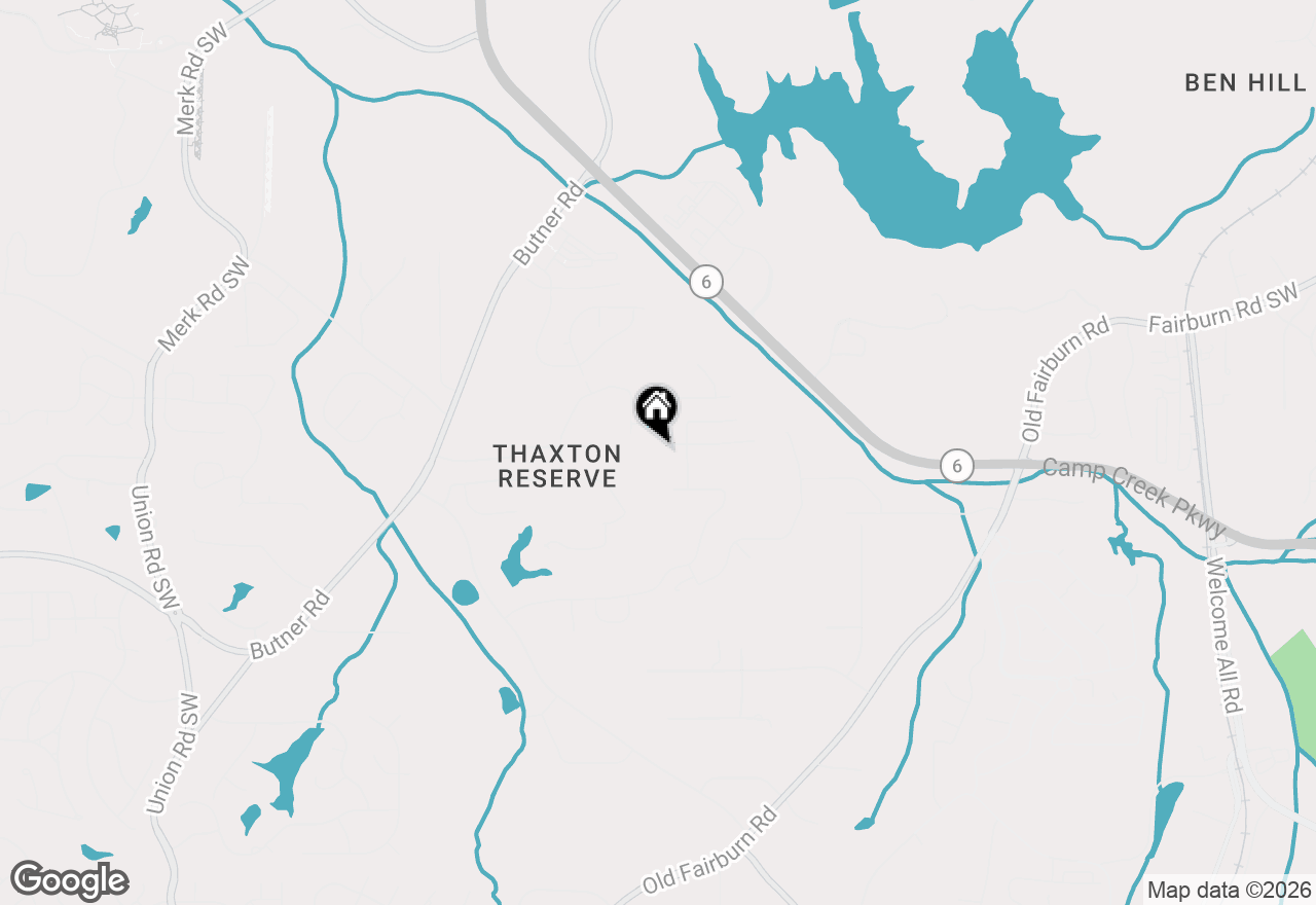 Map of 3481 Jasmine Way Sw, Atlanta, GA 30331