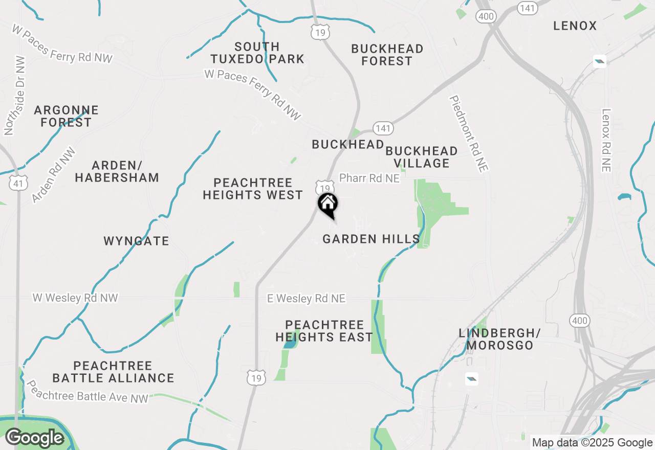 Map of 52 Delmont Drive Ne #4, Atlanta, GA 30305