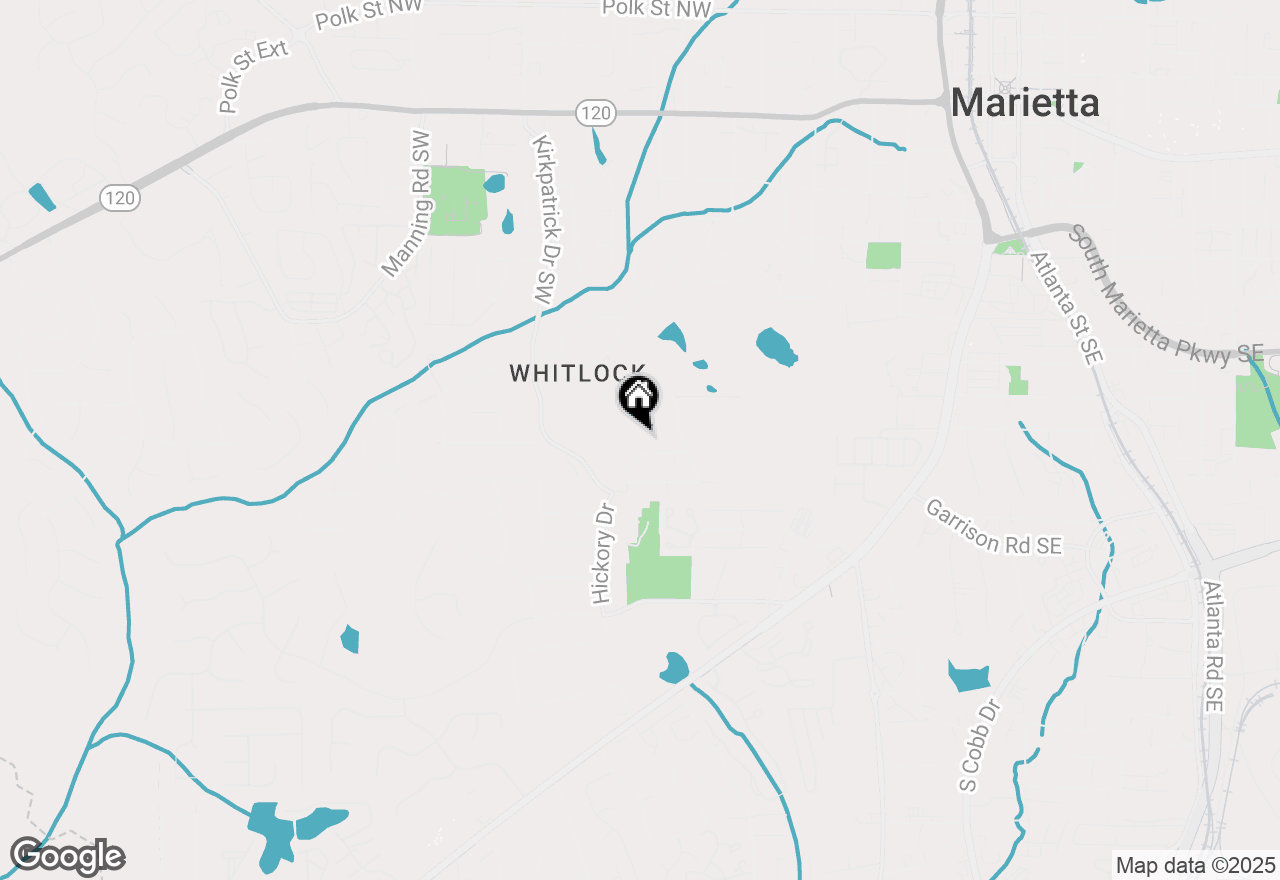 Map of 528 Hickory Drive Sw, Marietta, GA 30064