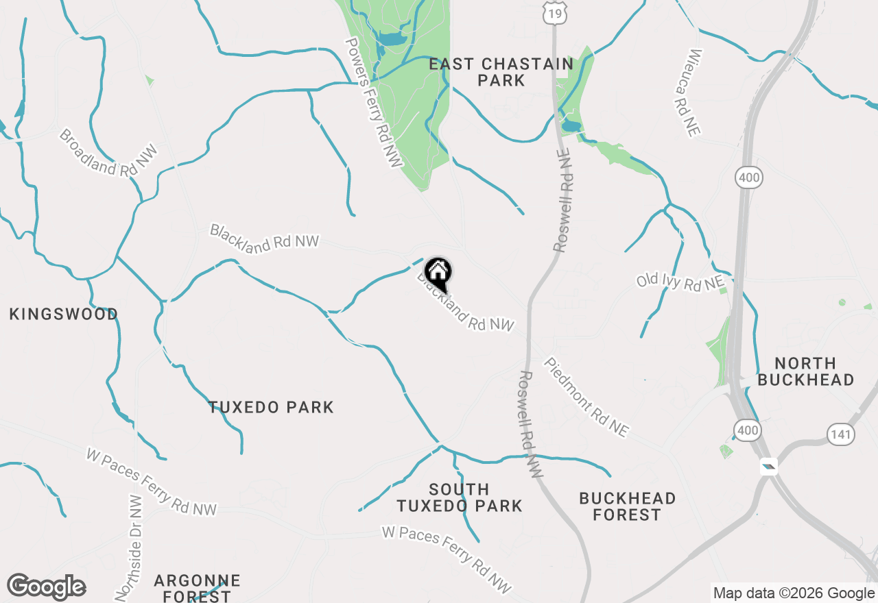 Map of 82 Blackland Road Nw, Atlanta, GA 30342