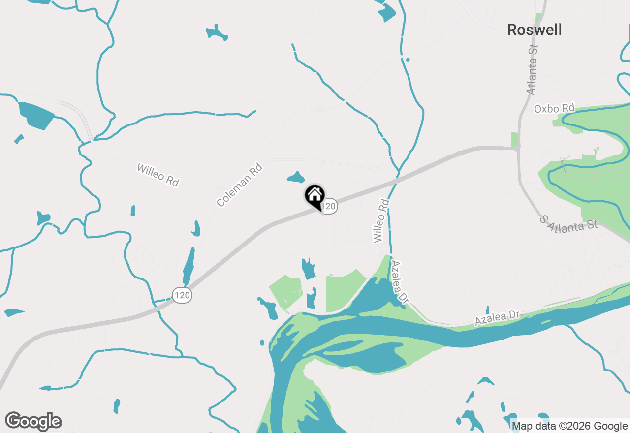 Map of 105 Inverness Approach, Roswell, GA 30075